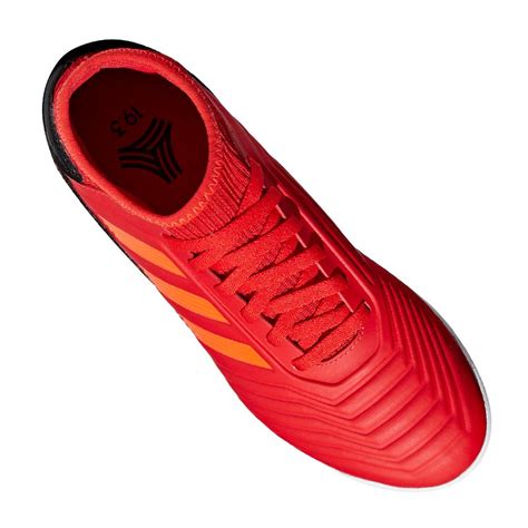 adidas Predator 19.3 IN J Halle Kids Rot Schwarz 